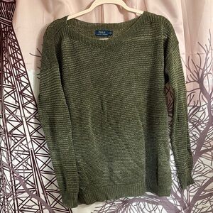 Polo by Ralph Lauren Women's Green Sweater